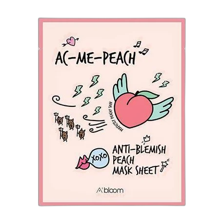 AC-Me-Peach Anti-Blemish Peach Mask Sheet