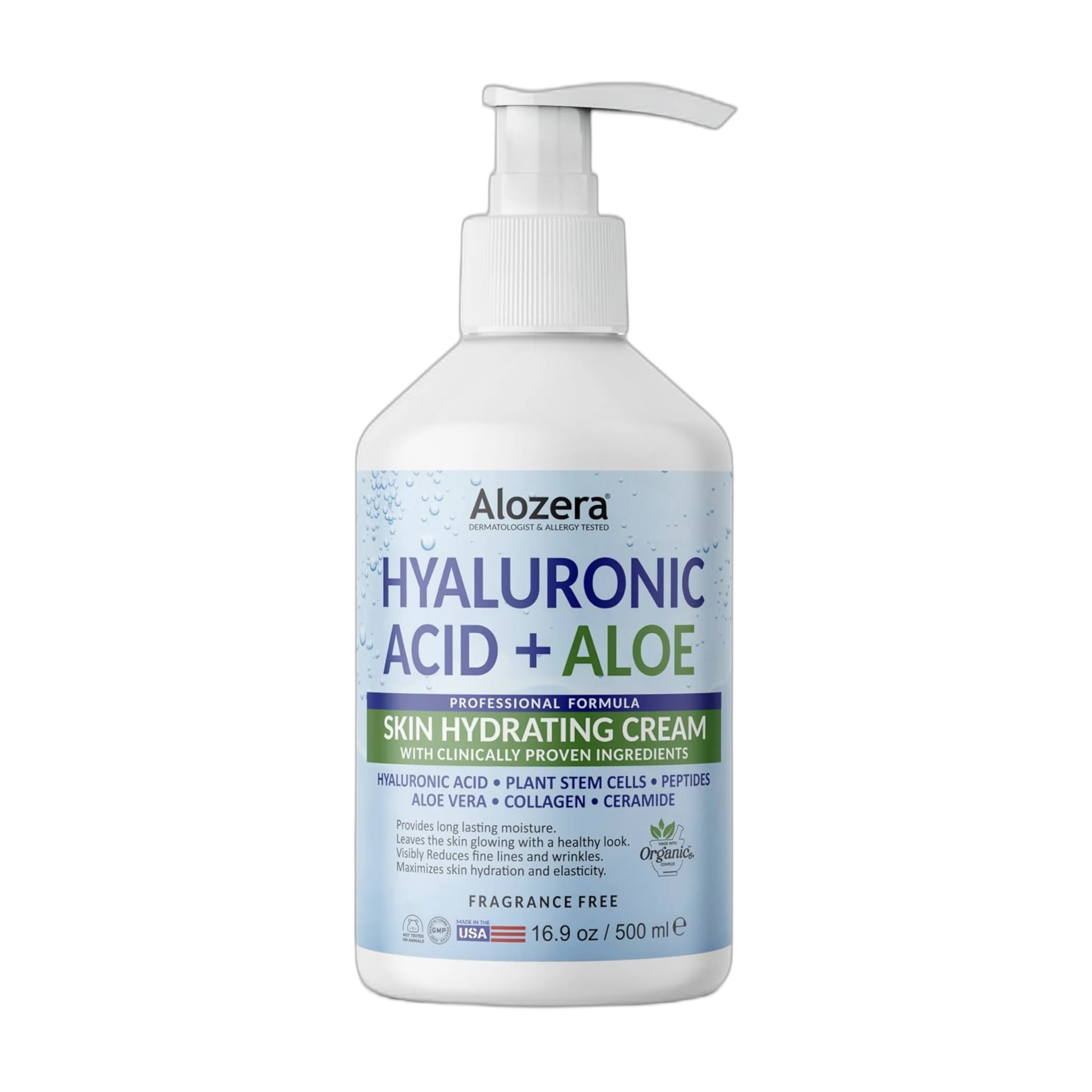Hyaluronic Acid + Aloe Professional Formula Skin Hydrating Cream