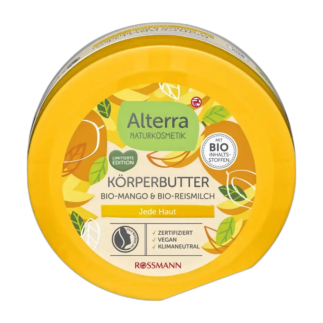 Körperbutter Bio-Mango & Bio-Reismilch