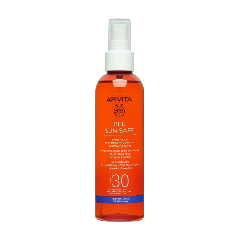 Bee Sun Safe Satin Touch Tan Perfecting Body Oil SPF 30