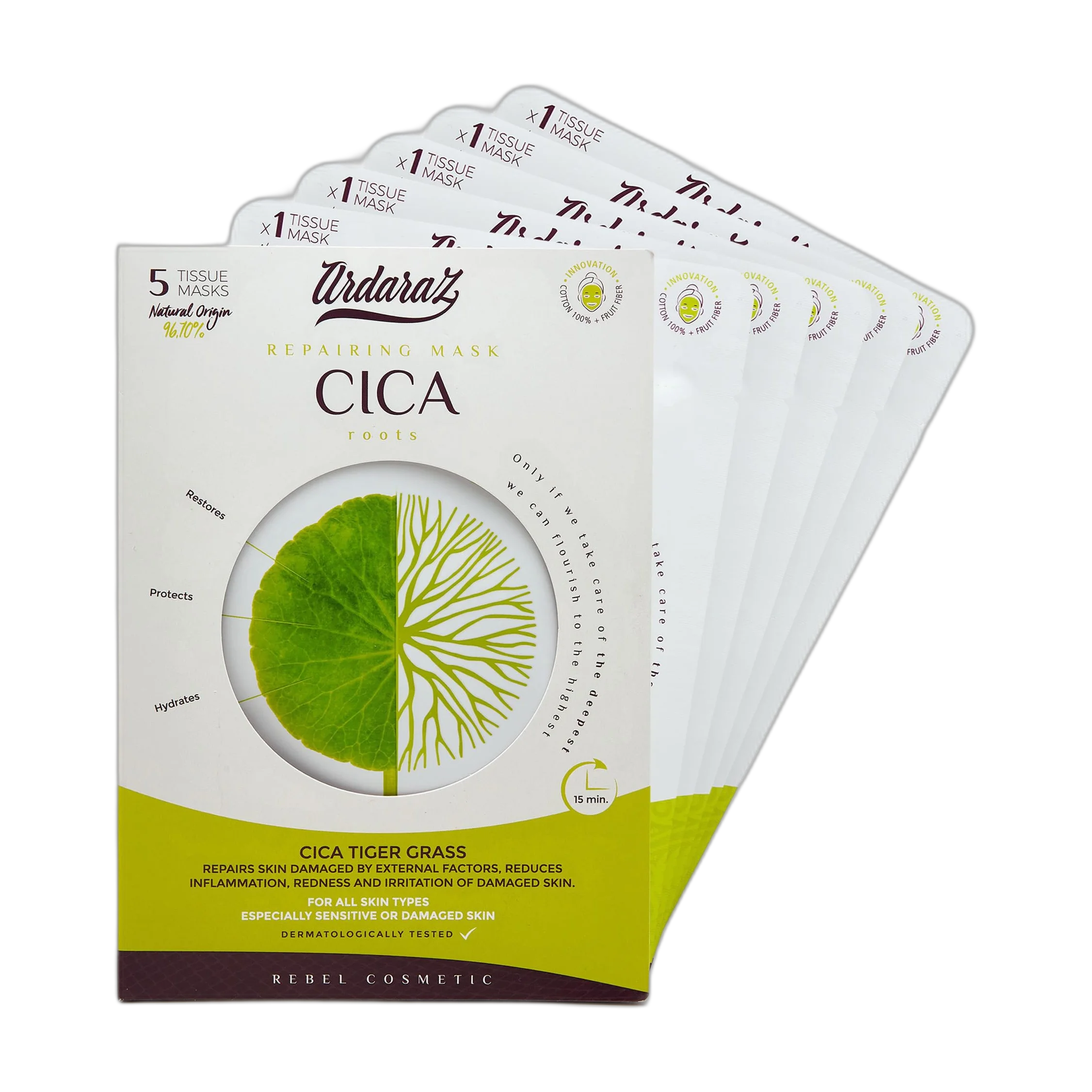 Repairing Moisturising Sheet Mask With Cica Concentrate (centella Asiatica) And Hyaluronic Acid