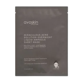 Miraculous Acne Solution Overnight Liquid Ampoule Sheet Mask