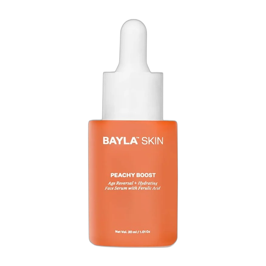 Peachy Boost Age Reversal + Hydrating Face Serum With Ferulic Acid, 2% Alpha Arbutin
