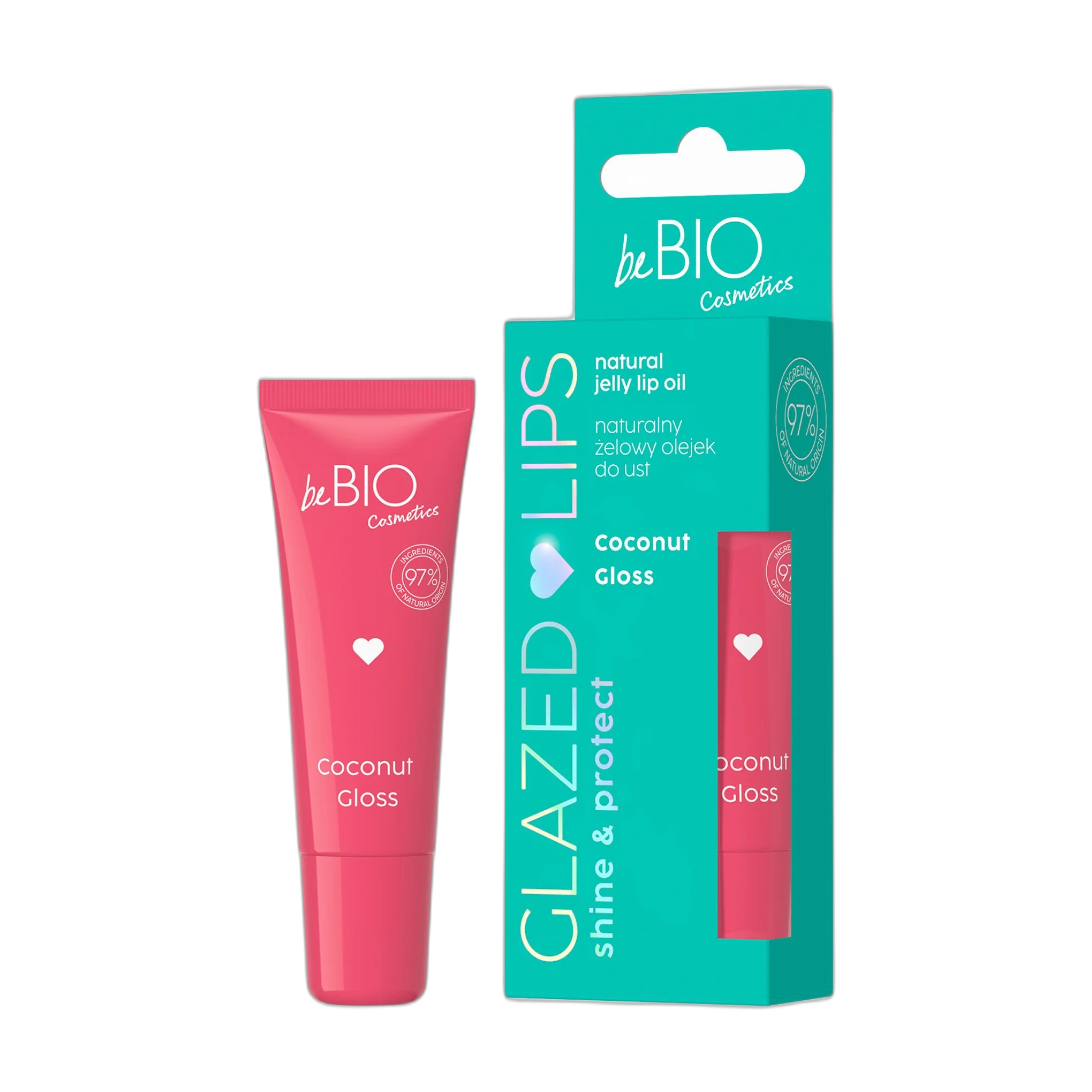 Glazed Natural Jelly Lip Oil Coconut Gloss
