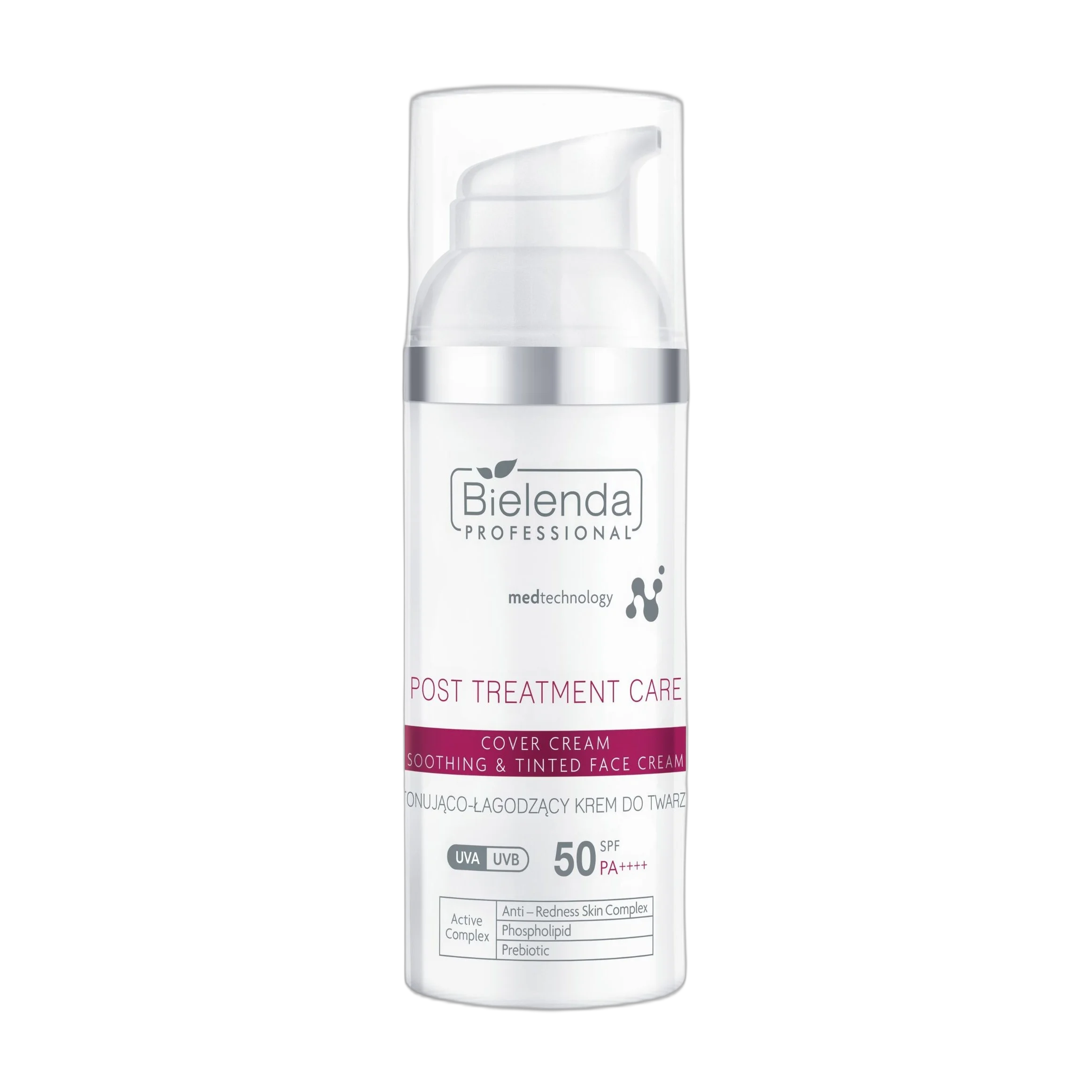 Post Treatment Care Cover Cream Soothing & Tinted Face Cream SPF 25