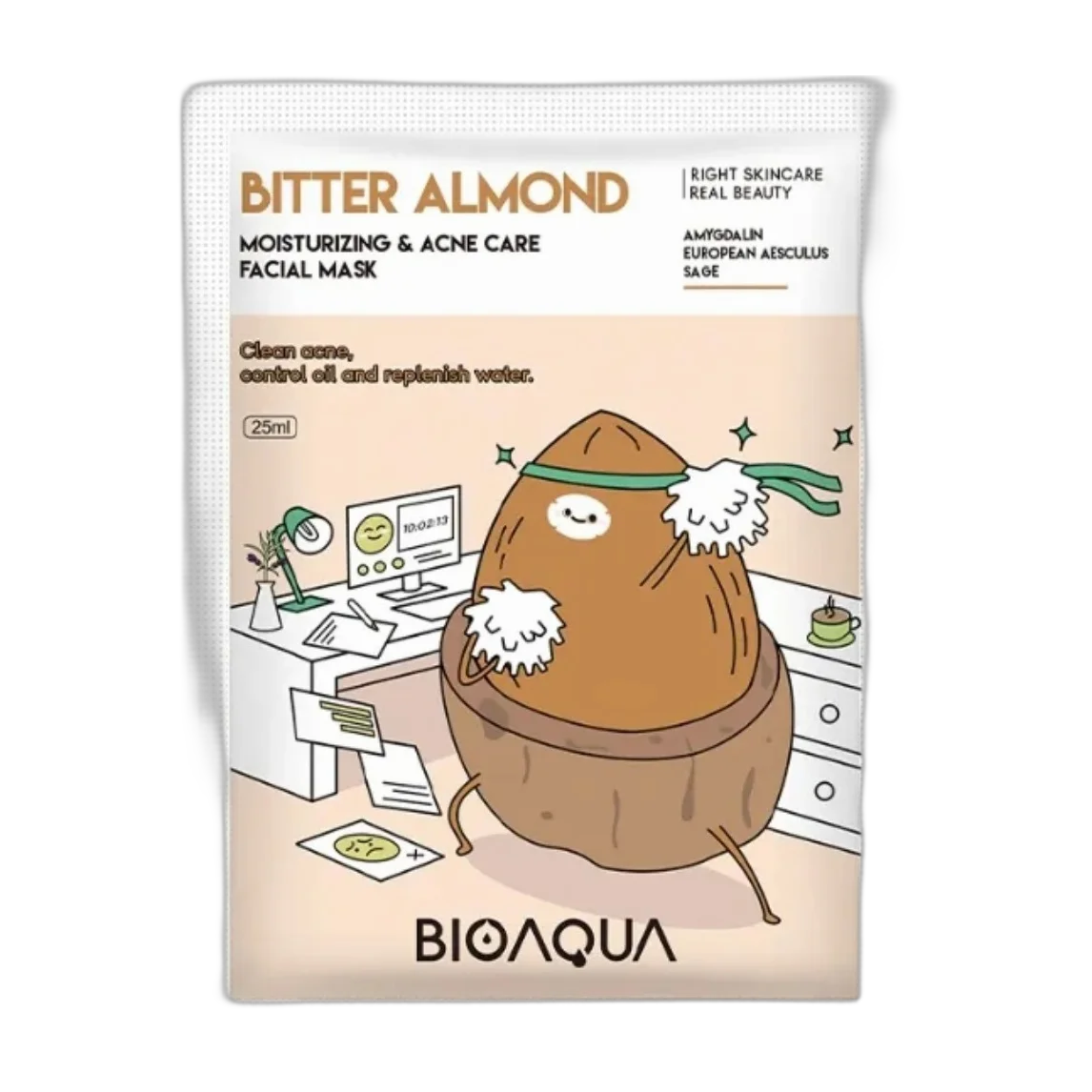 Bitter Almond Moisturizing & Acne Care Facial Mask