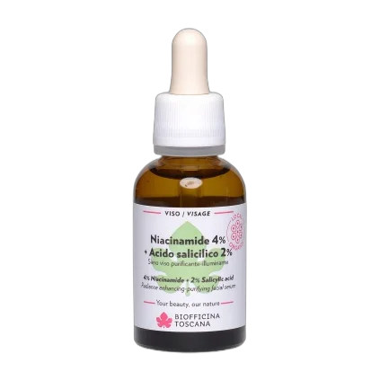 Purifying And Illuminating Face Serum-niacinamide 4% + Salicylic Acid 2%
