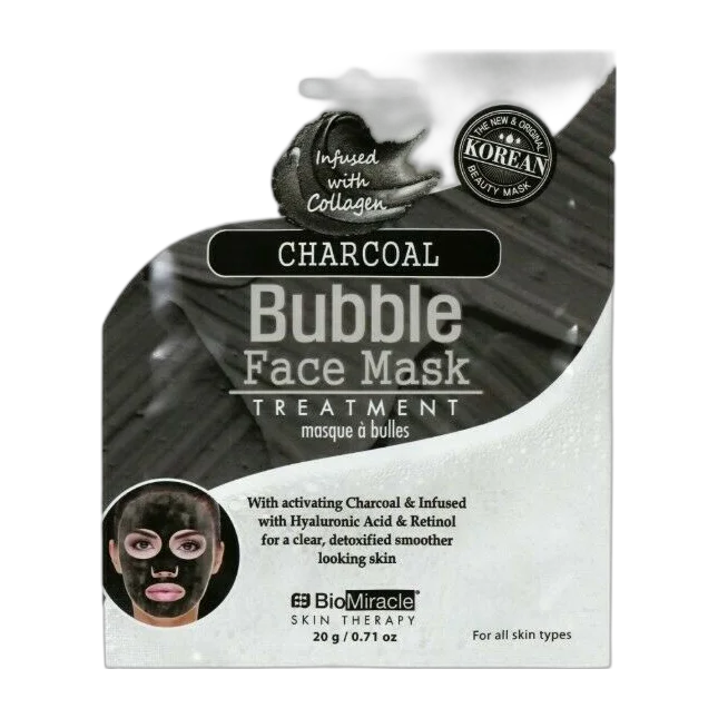 Charcoal Bubble Face Mask Treatment