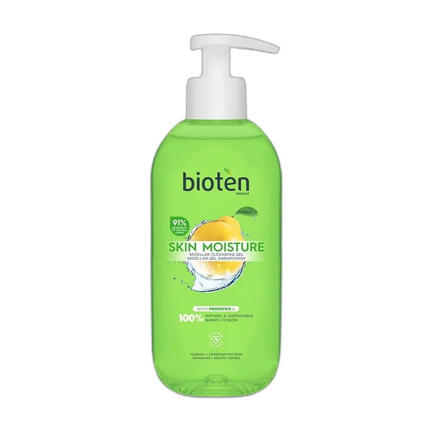 Micellar Cleansing Gel For Normal/Combination Skin With 100% Natural Quince And Prebiotics