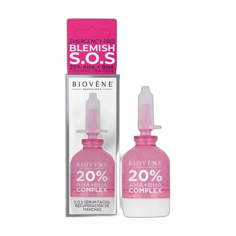 Blemish S.o.s Emergency-pro 20% AHA & BHA + Organic Tea Tree Facial Serum Treatment