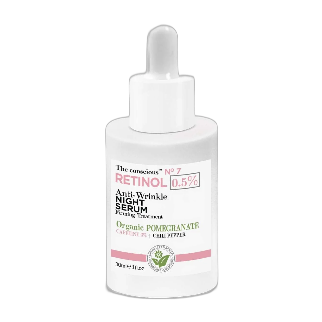 Retinol Anti-wrinkle Night Serum Organic Pomegranate