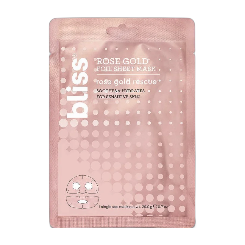 Rose Gold Foil Sheet Mask