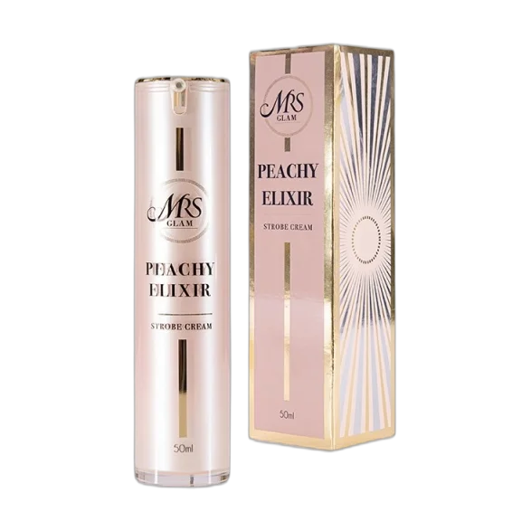 Mrs Glam Peach Elixer Strobe Cream