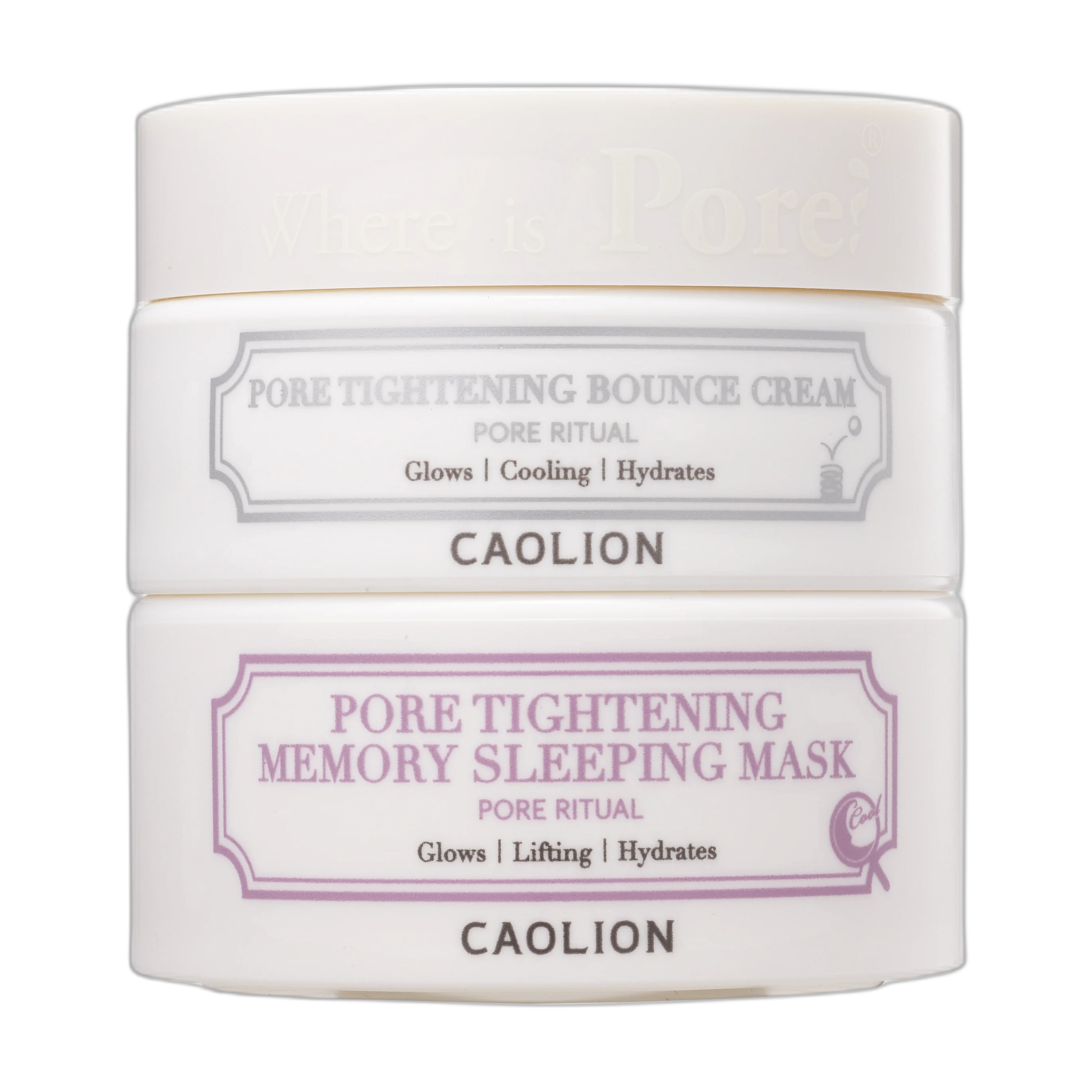 Pore Tightening Day & Night Glow Duo (Pore Tightening Bounce Cream)