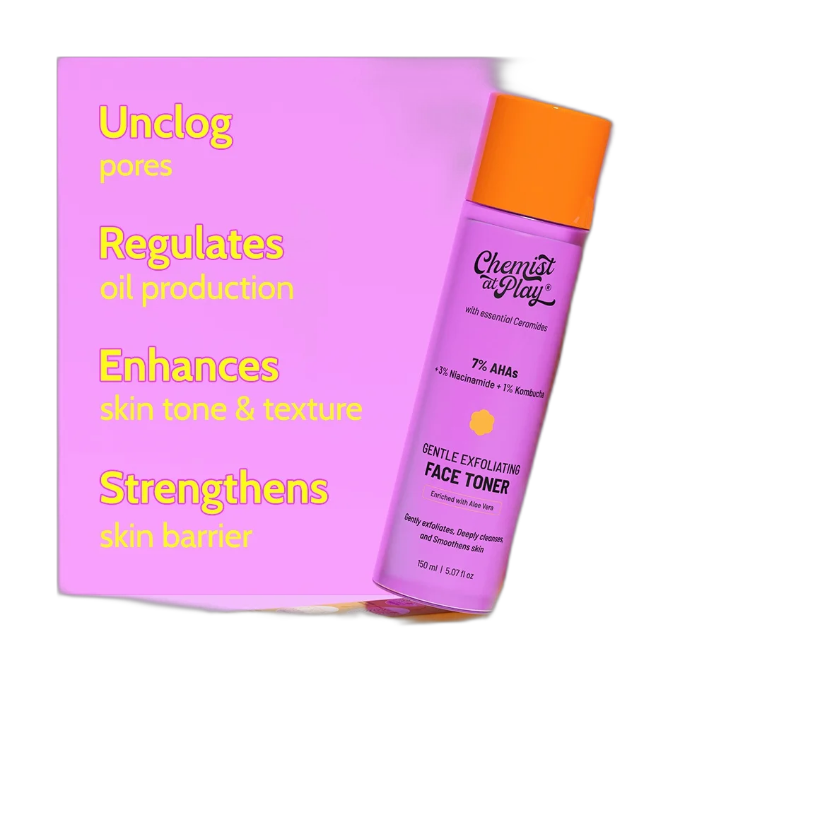 Gentle Exfoliating Face Toner With Kombucha