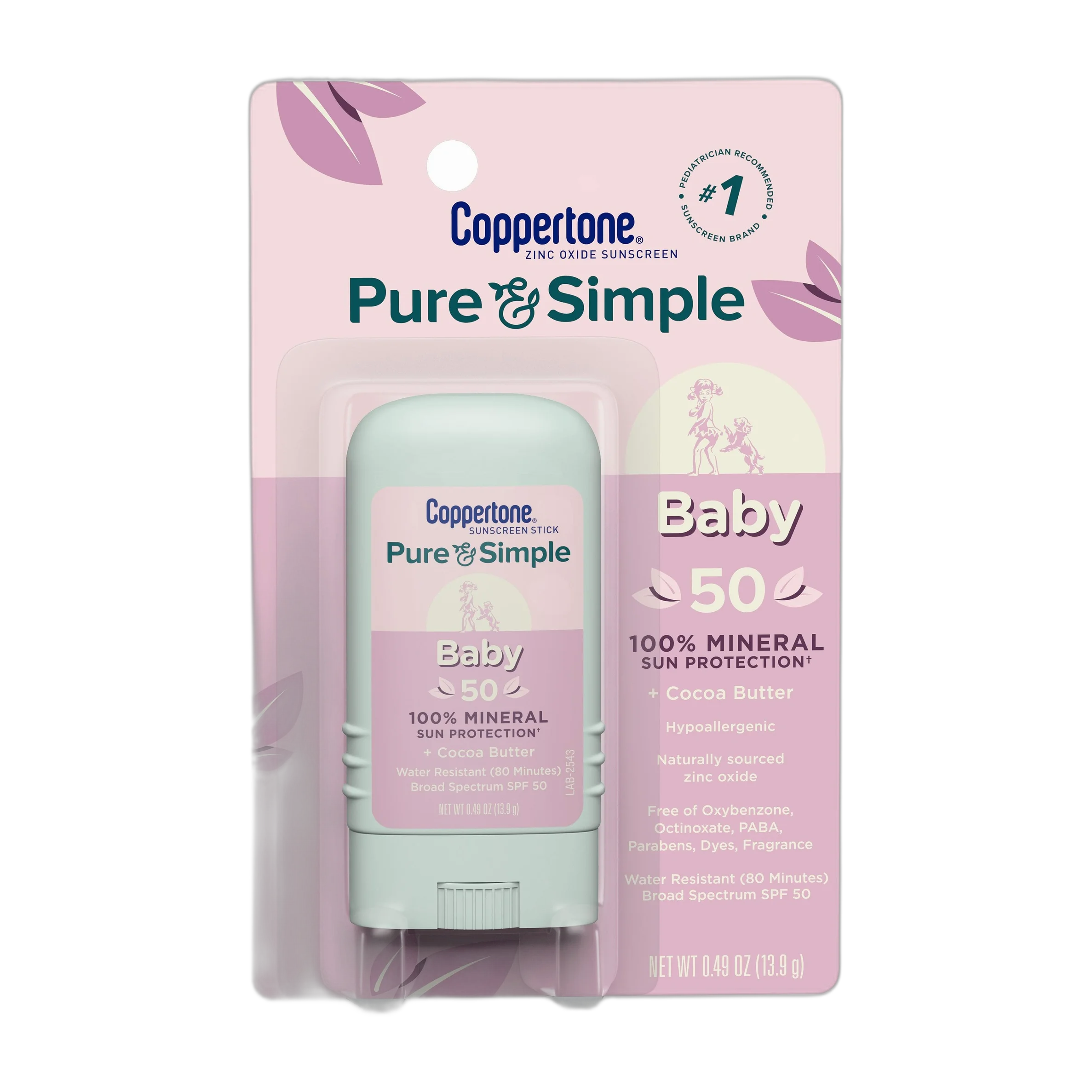 Pure And Simple Baby Sunscreen Stick SPF 50