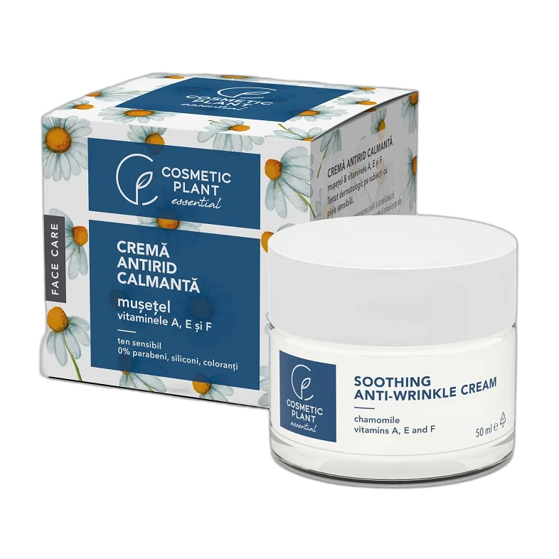 Crema Antirid Calmanta Cu Musetel Si Vitaminele A, E Si F