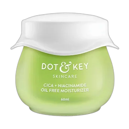 Cica + Niacinamide Oil-free Face Moisturizer For Calm, Acne Free Hydrated Skin Fades Acne Scars & Dark Spots, Soothes Redness & Irritation