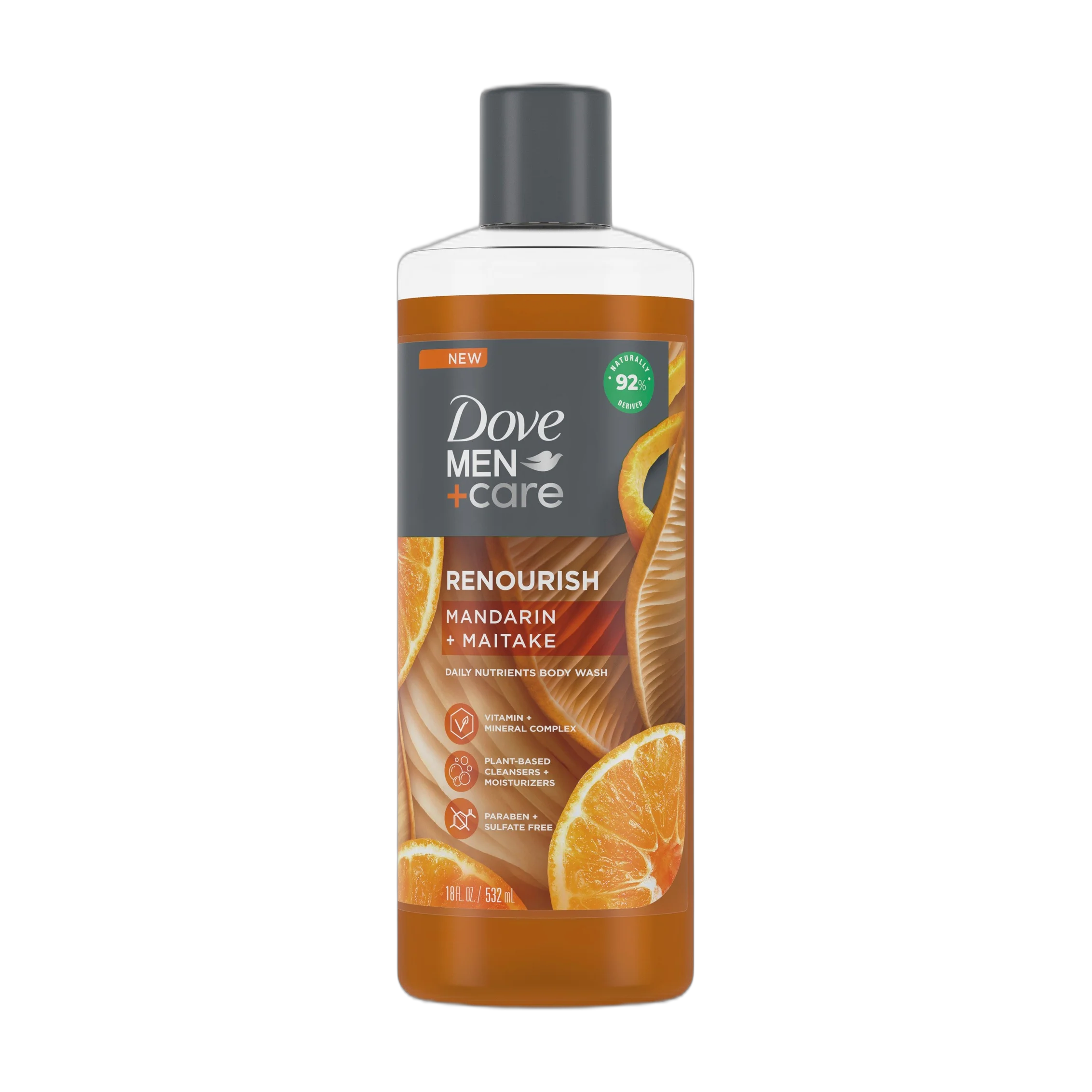 Renourish Mandarin + Maitake Daily Nutrients Body Wash