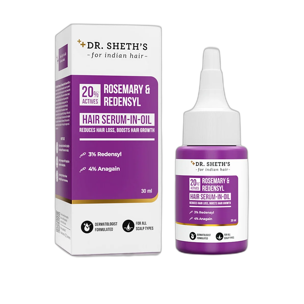 Rosemary & Redensyl Hair Serum-in-oil