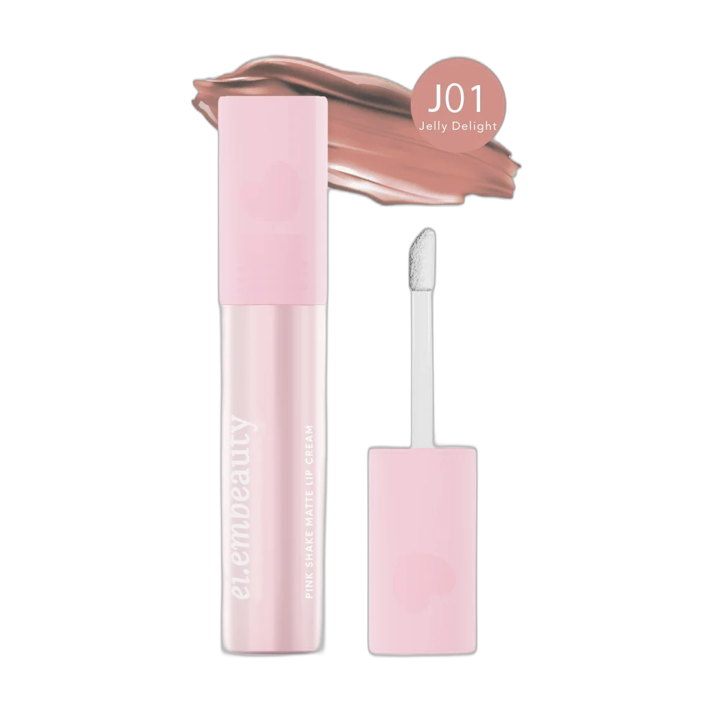 Pink Shake Matte Lip Cream J01 Jelly Delight