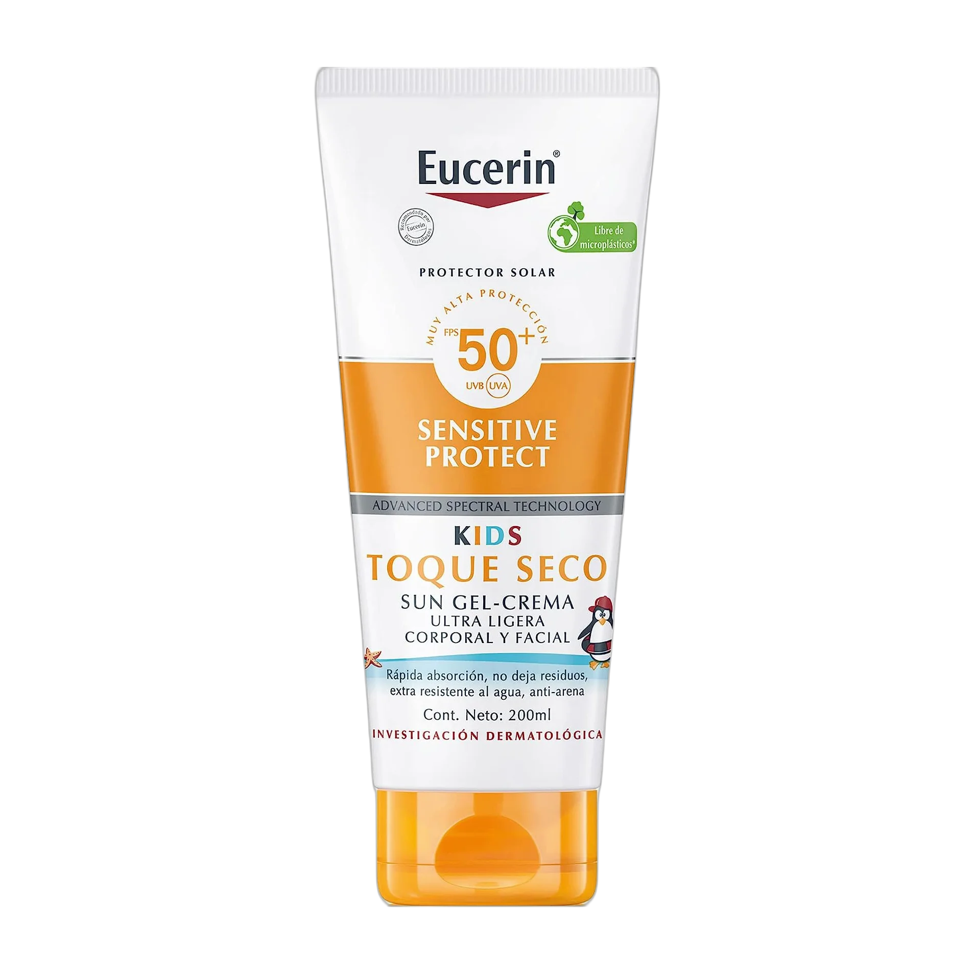 Sun Kids Sensitive Protect Toque Seco Gel-crema Ultra-ligera FPS50+
