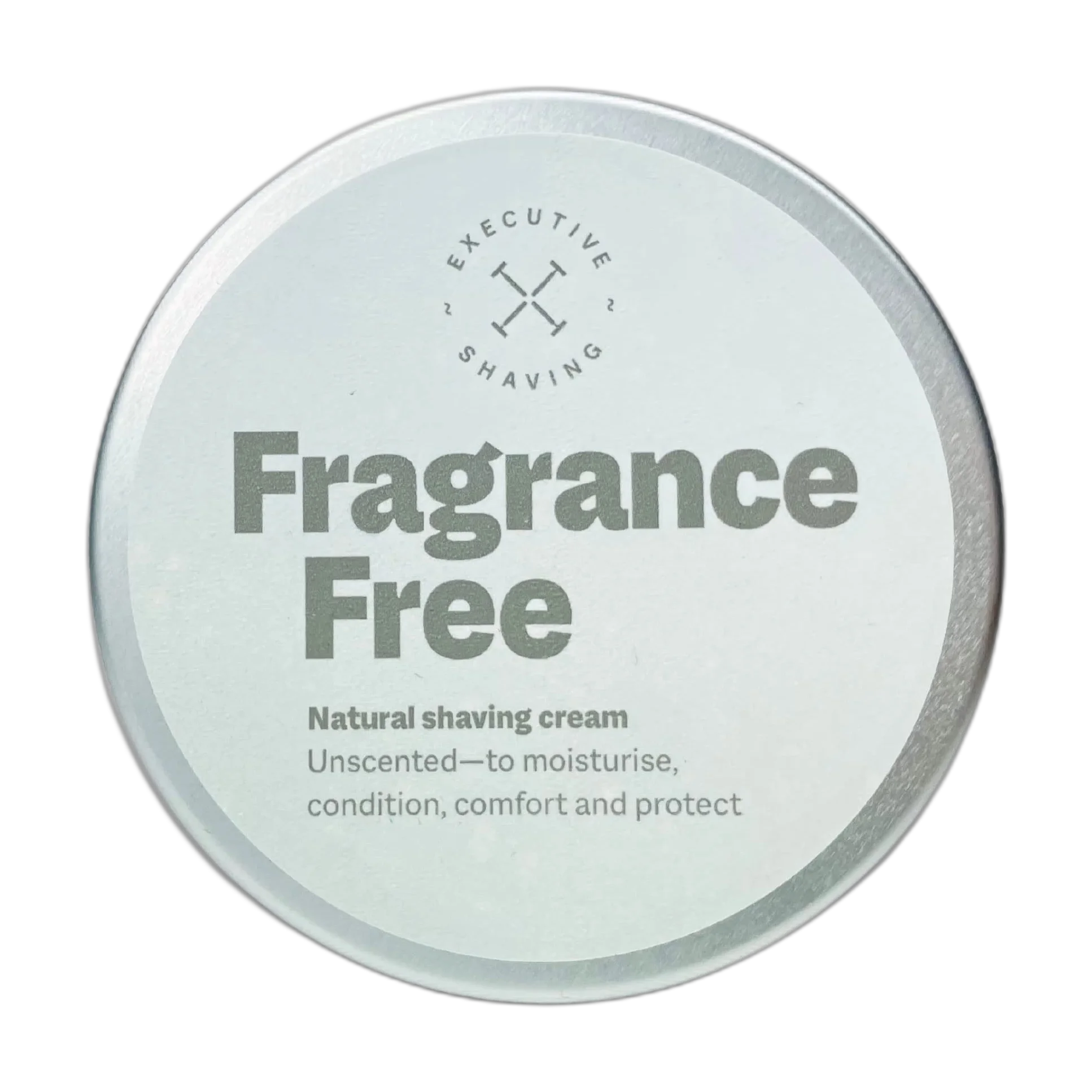 Fragrance Free Natural Shaving Cream