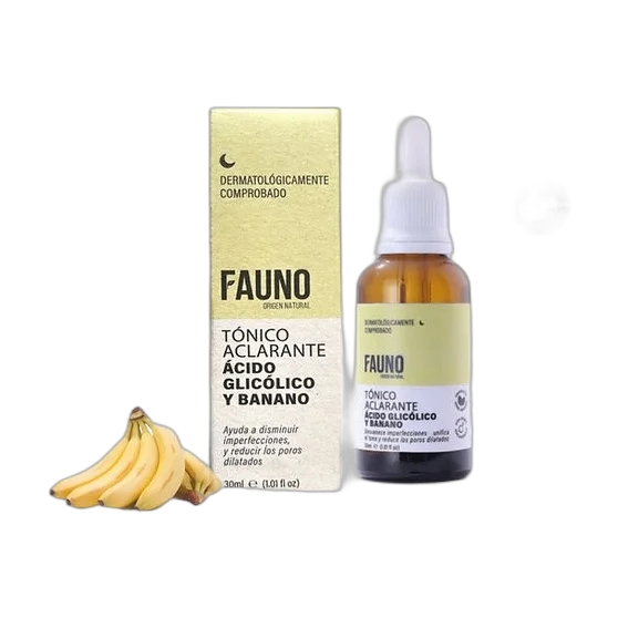 Tónico Aclarante, Ácido Glicólico Y Banano