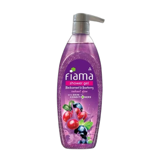 Shower Gel Blackcurrant & Bearberry Body Wash With Skin Conditioners For Radiant Glow