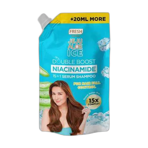 Jeju Aloe Ice Double Boost Niacinamide 15 In 1 Serum Shampoo