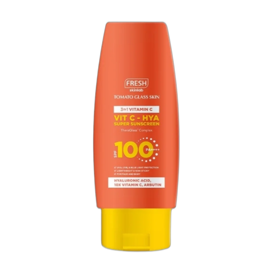 Tomato Glass Skin Vit C - Hya Super Sunscreen