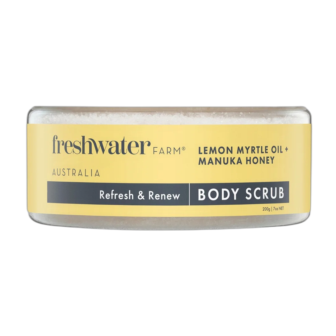 Lemon Myrtle Oil + Manuka Honey Body Scrub