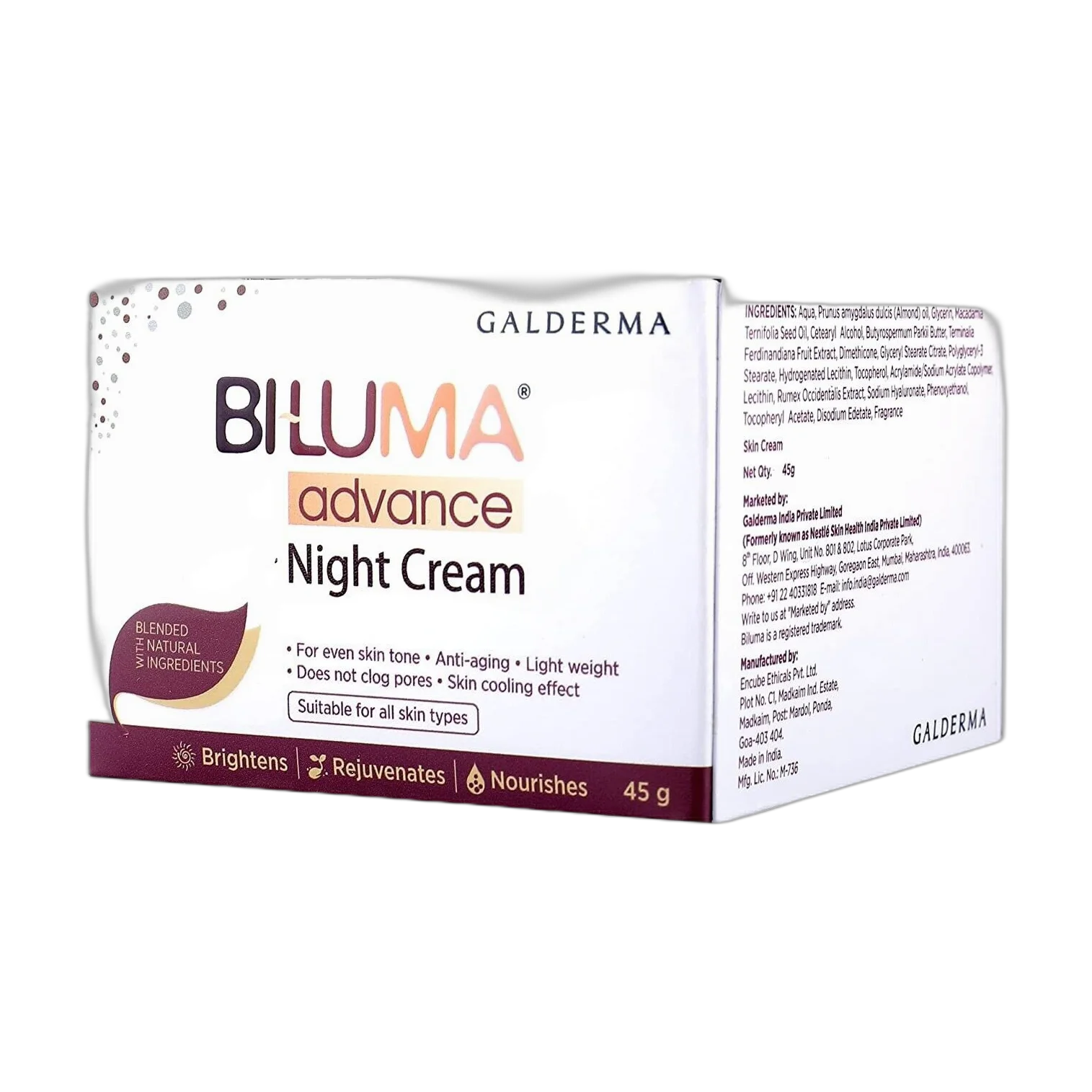 Biluma Advance Anti-ageing Night Cream