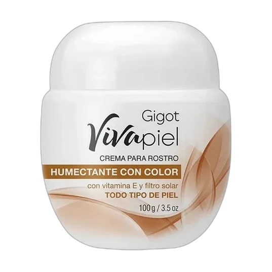 Viva Piel Crema Para Rostro Humectante Con Color