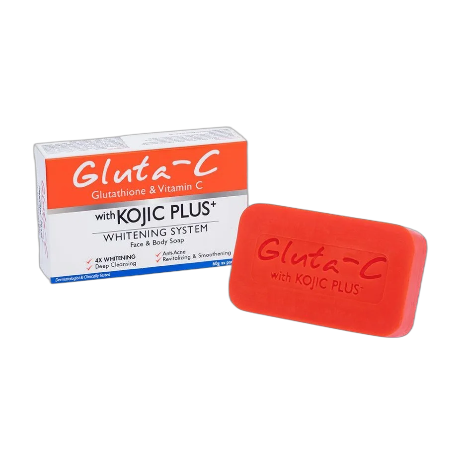 Glutathione & Vitamin C With Kojic Plus+ Face And Body Whitening Soap