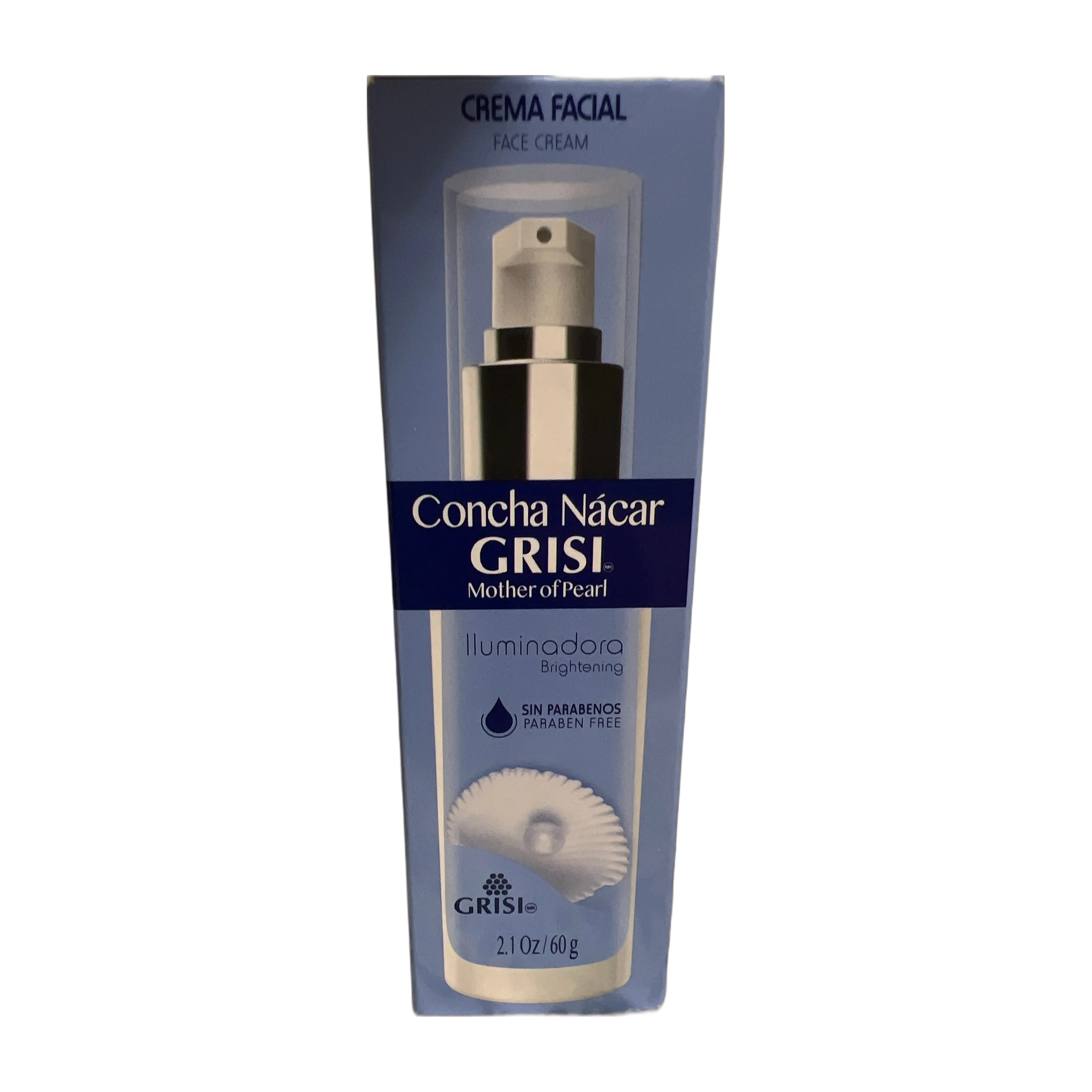 Face Cream Concha Nácar Grisi Iluminadora
