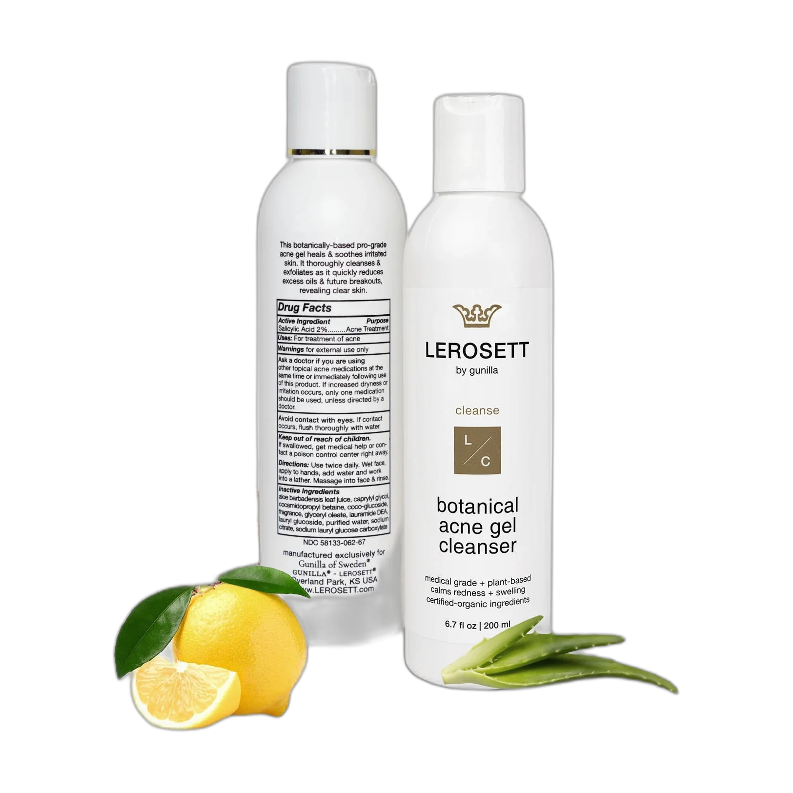 Lerosett Botanical Acne Gel Cleanser
