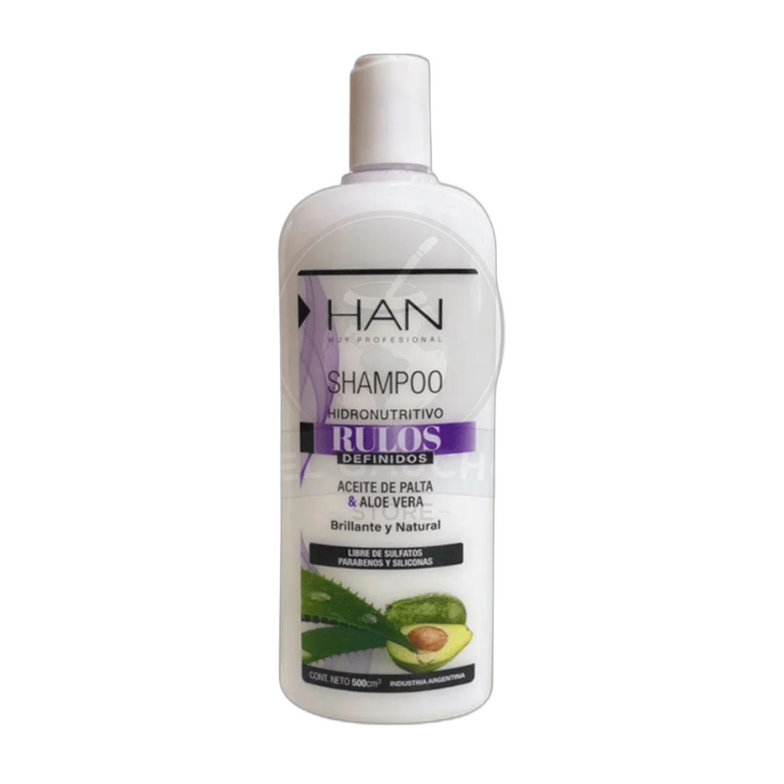 Shampoo Hidronutritivo, Rulos Definidos, Aceite De Palta Y Aloe Vera