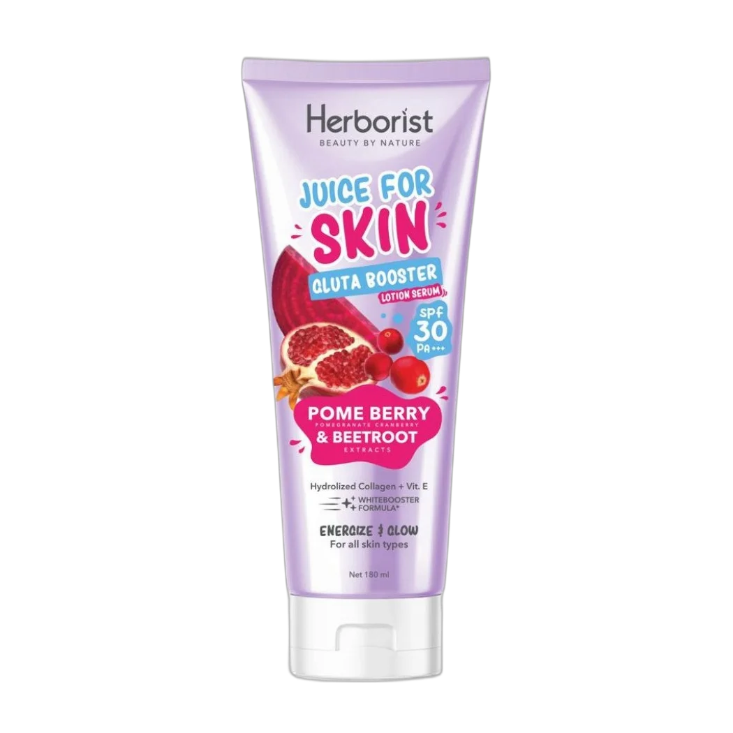 Juice For Skin Gluta Booster Lotion Serum SPF 30 Pa+++ Pome Berry & Beetroot