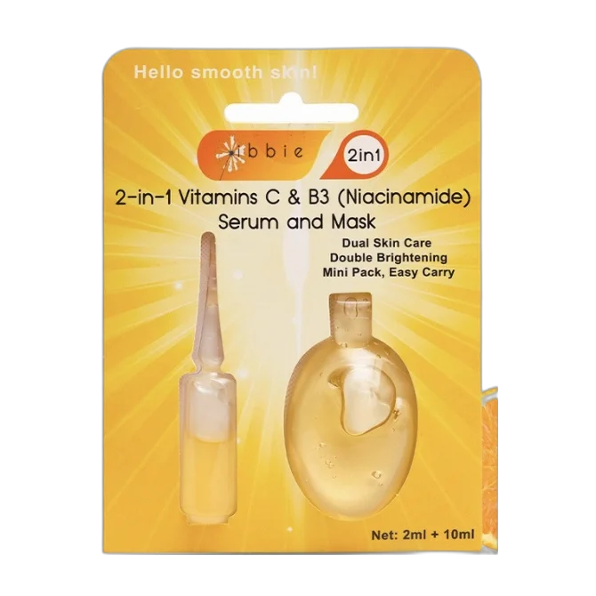 2-in-1 Vitamins C & B3 (niacinamide) Serum And Mask