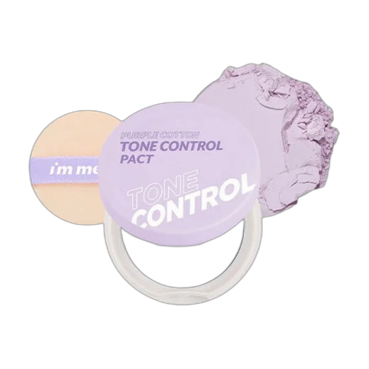 Purple Cotton Tone Control Pact