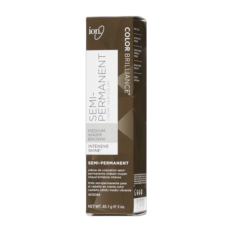 Medium Warm Brown Semi-permanent Hair Color