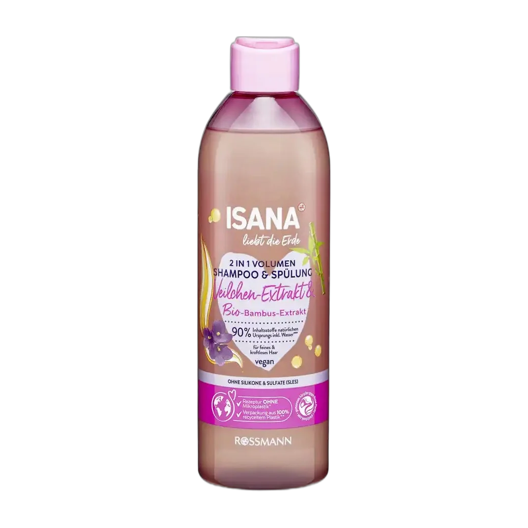 2in1 Volumen Shampoo & Spülung Veilchen-Extrakt & Bio-Bambus-Extrakt