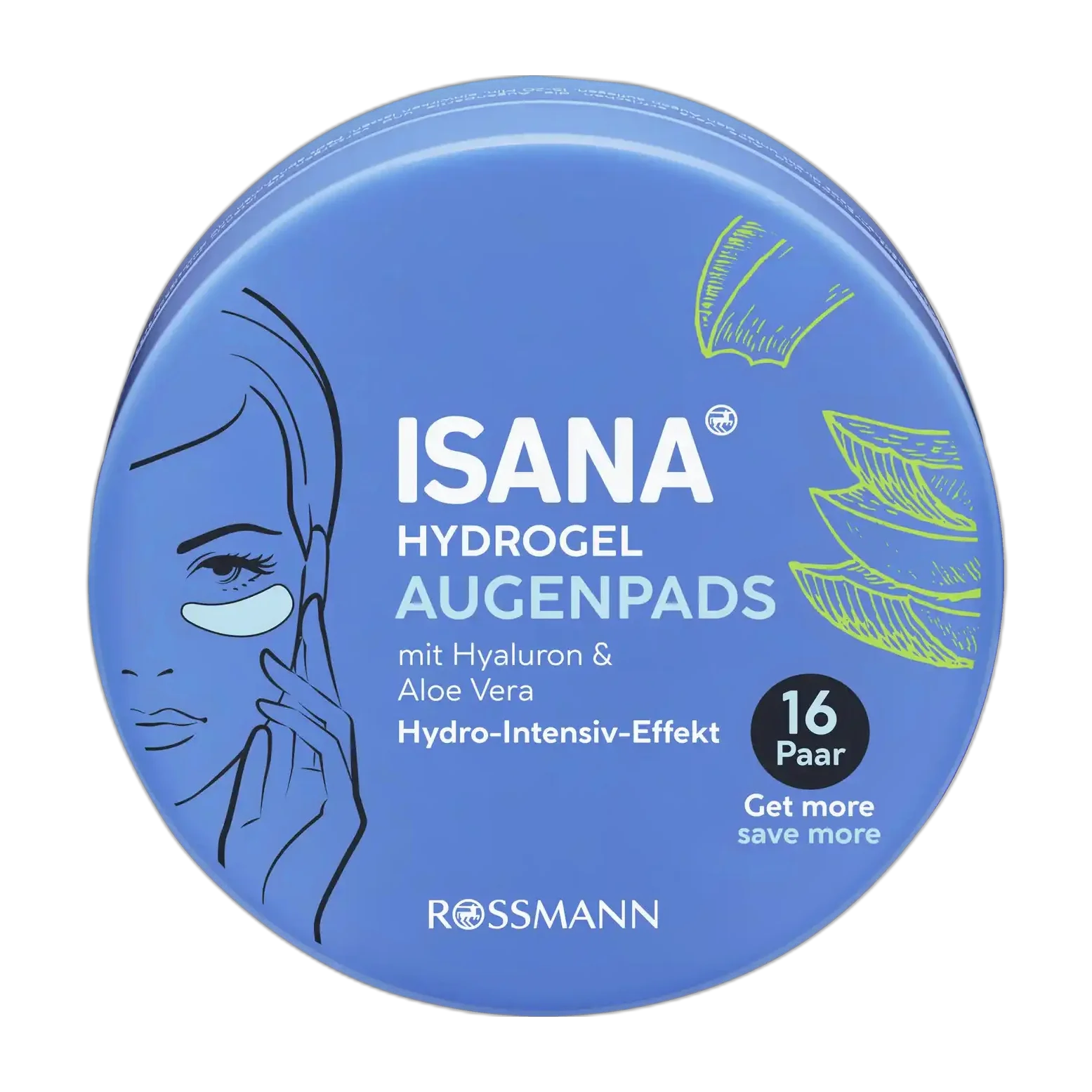 Hydrogel Augenpads Mit Hyaluron & Aloe Vera