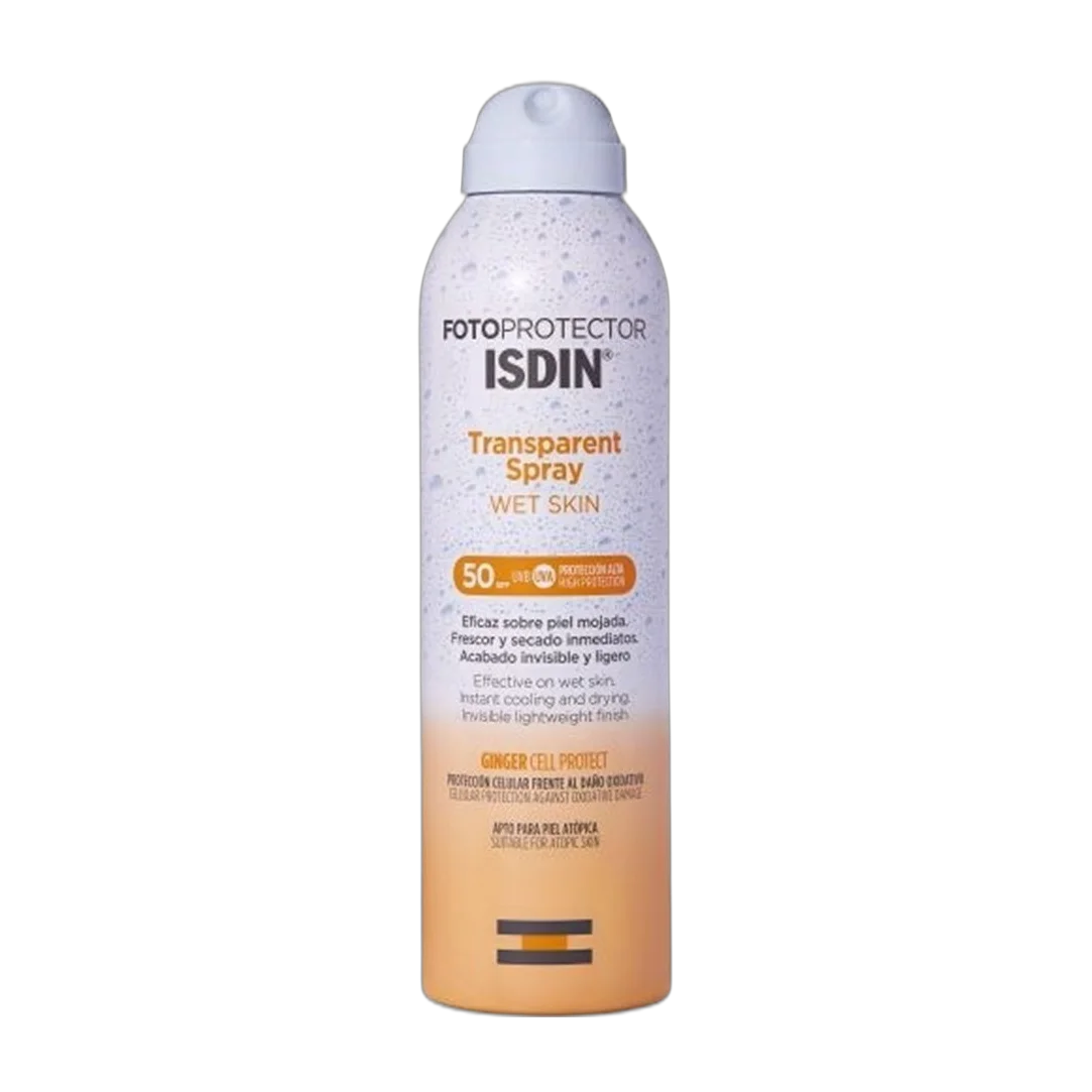 Fotoprotector Isdin Transparent Spray Wet Skin SPF 50