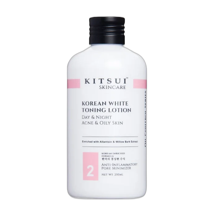 Kitsui Korean White Toning Lotion - Acne & Oily Skin
