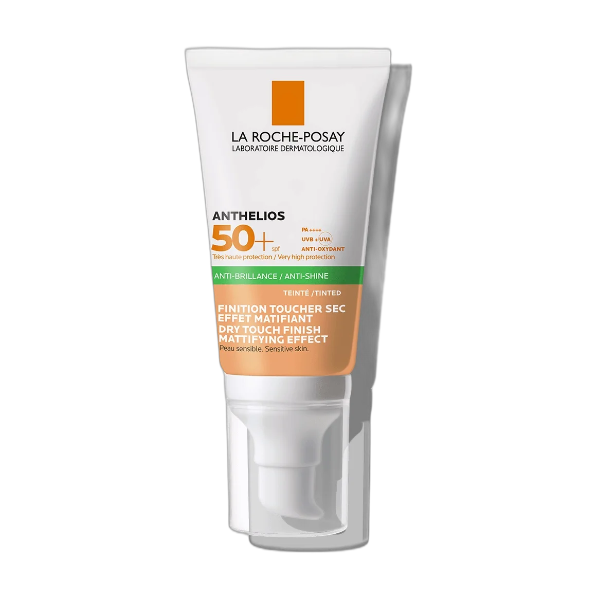 Anthelios Gel-crema Antibrillos Con Color FPS 50+ Pantalla Solar Para El Rostro