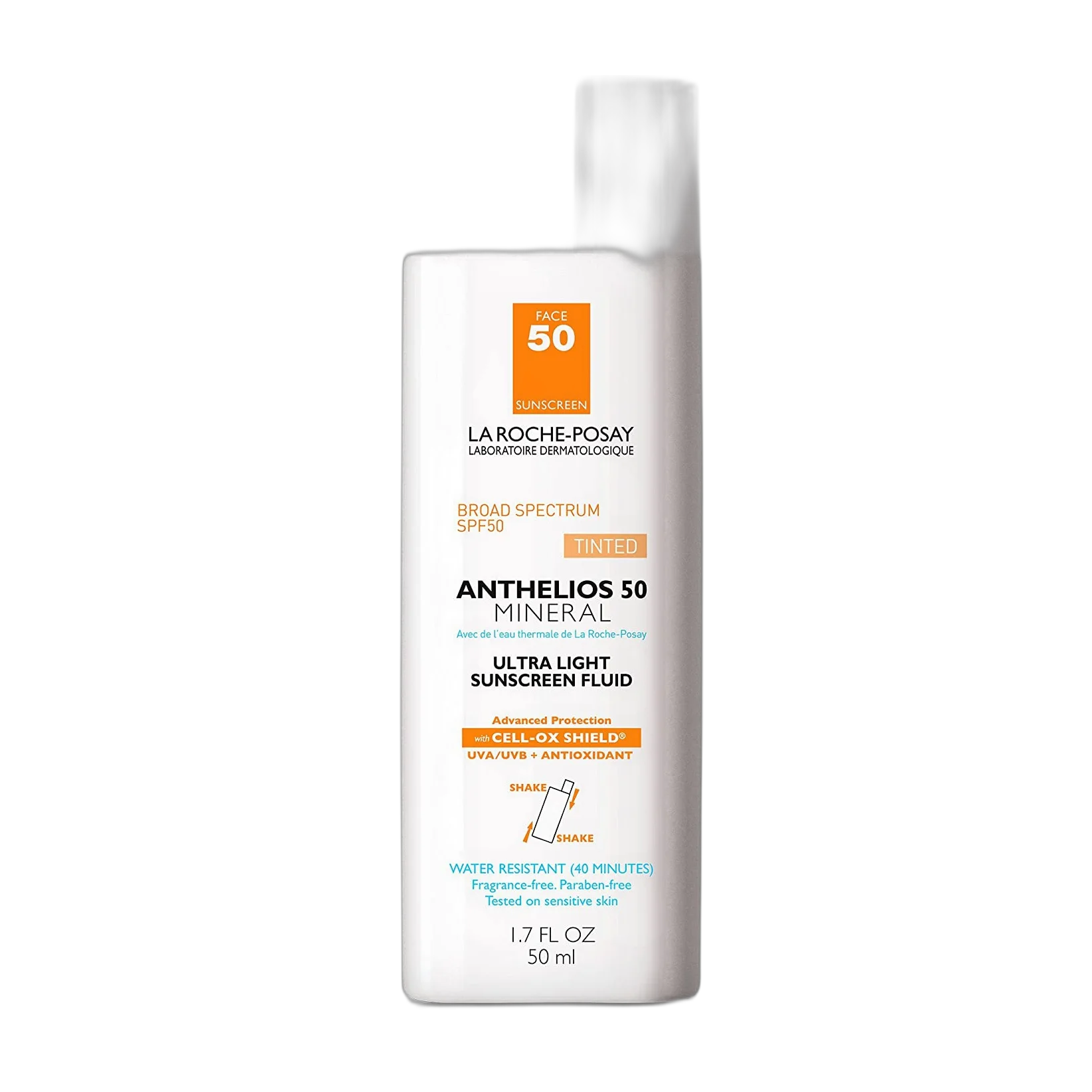 Anthelios Ultra Light Mineral Face Sunscreen Tinted Fluid SPF 50