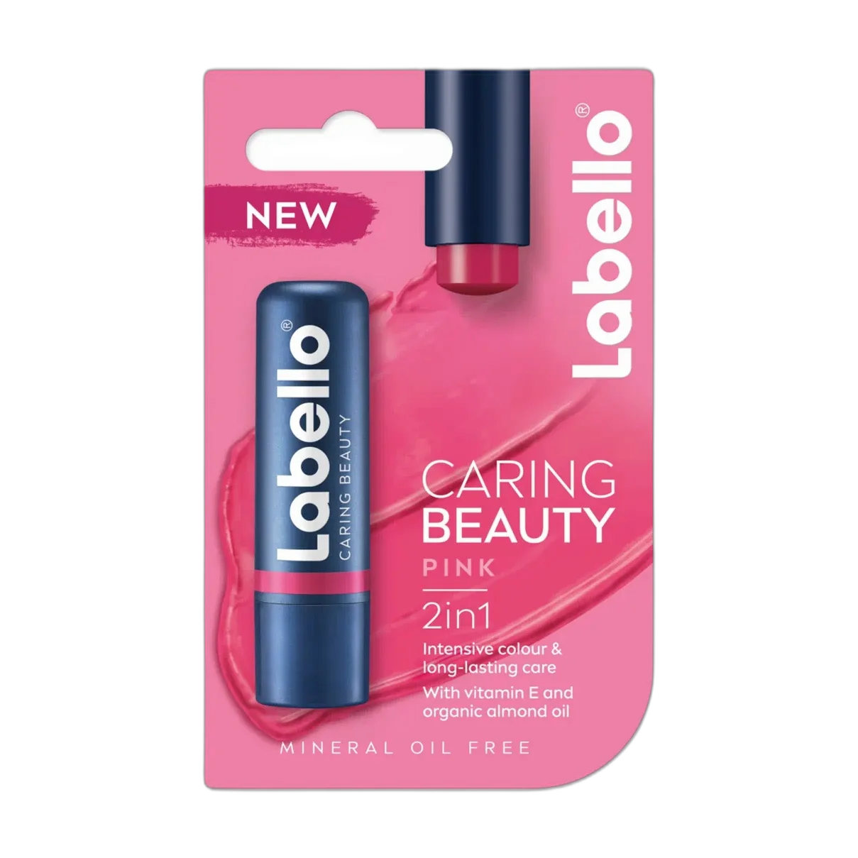 Caring Beauty Pink 2in1 Lip Balm