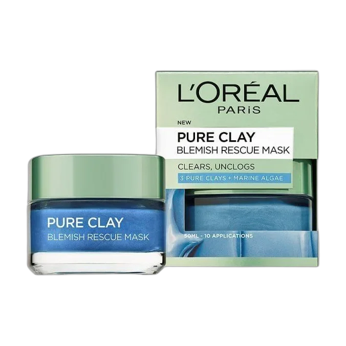 Pure Clay | Blemish Rescue Mask | Marine Algae